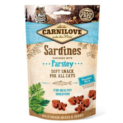 Carnilove Soft Treats With Semi-Moist Sardine And Parsley 50g