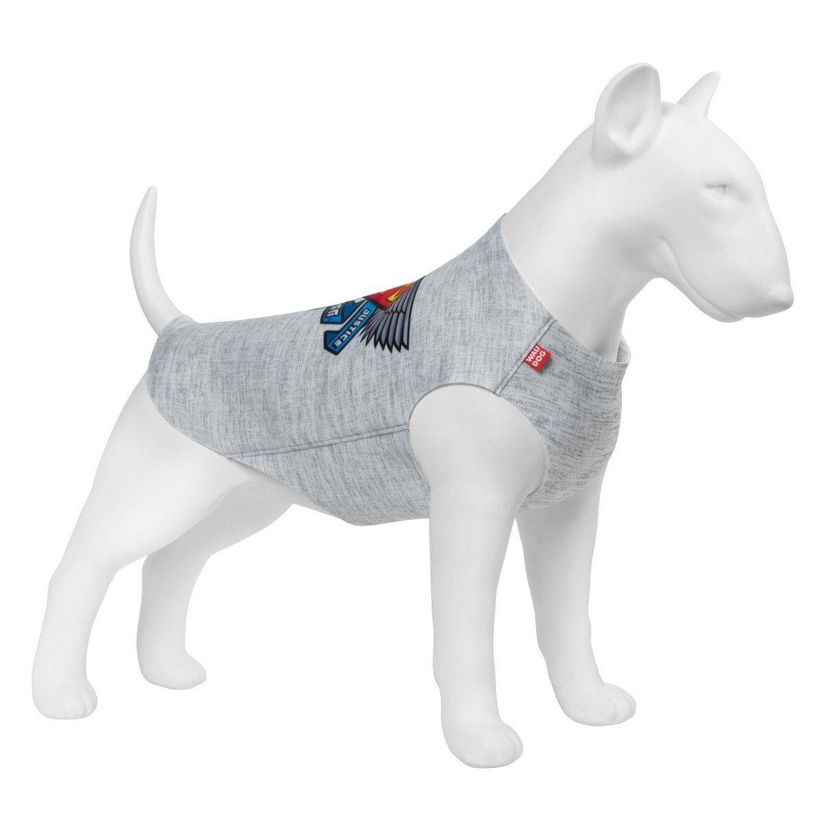 WAUDOG T-shirt for small dogs Clothes pattern Superman print