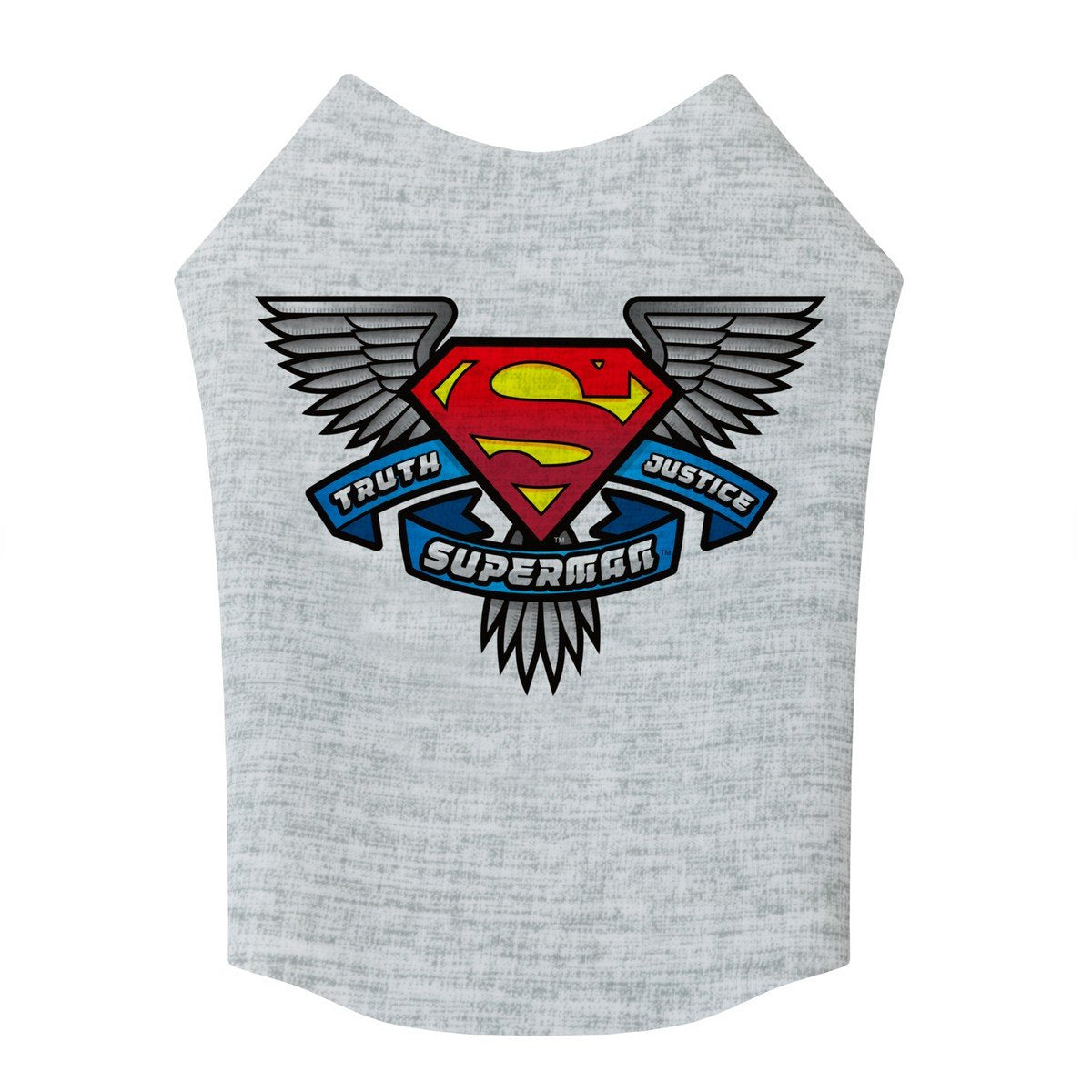 WAUDOG T-shirt for small dogs Clothes pattern Superman print