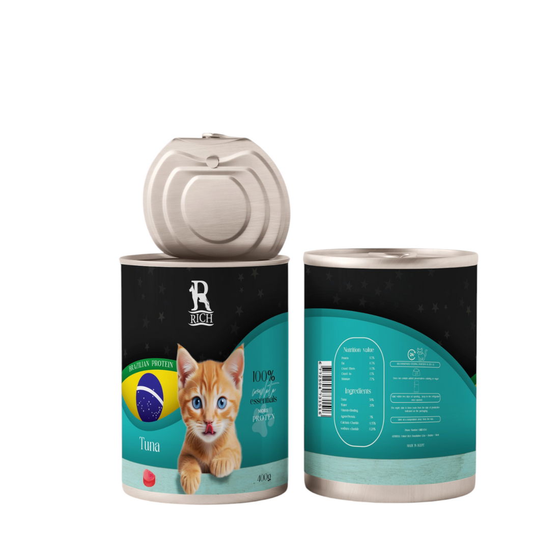 Rich wet Food for cats with Tuna 400G