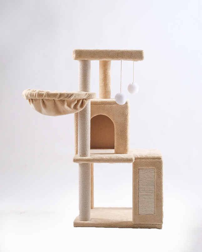 Cat Tree Platform With Indoor Scratches And Posts medium