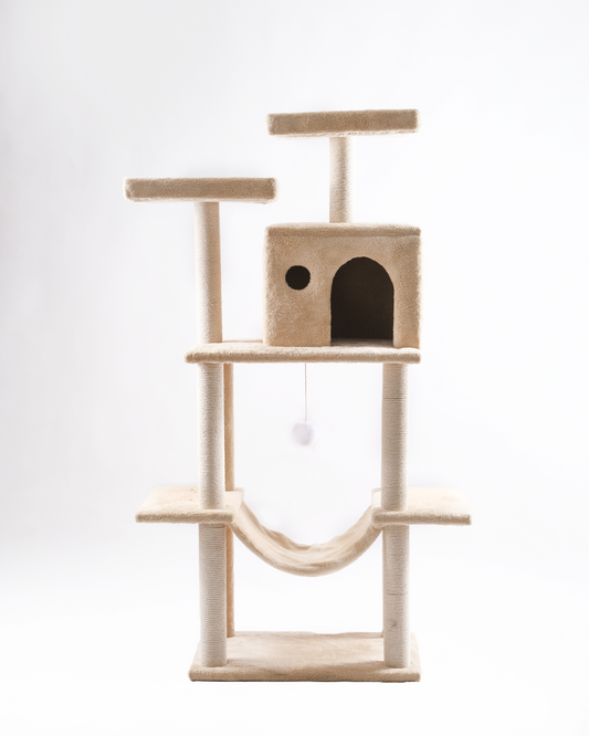 Cat Tree Platform With Indoor Scratches And Posts Large