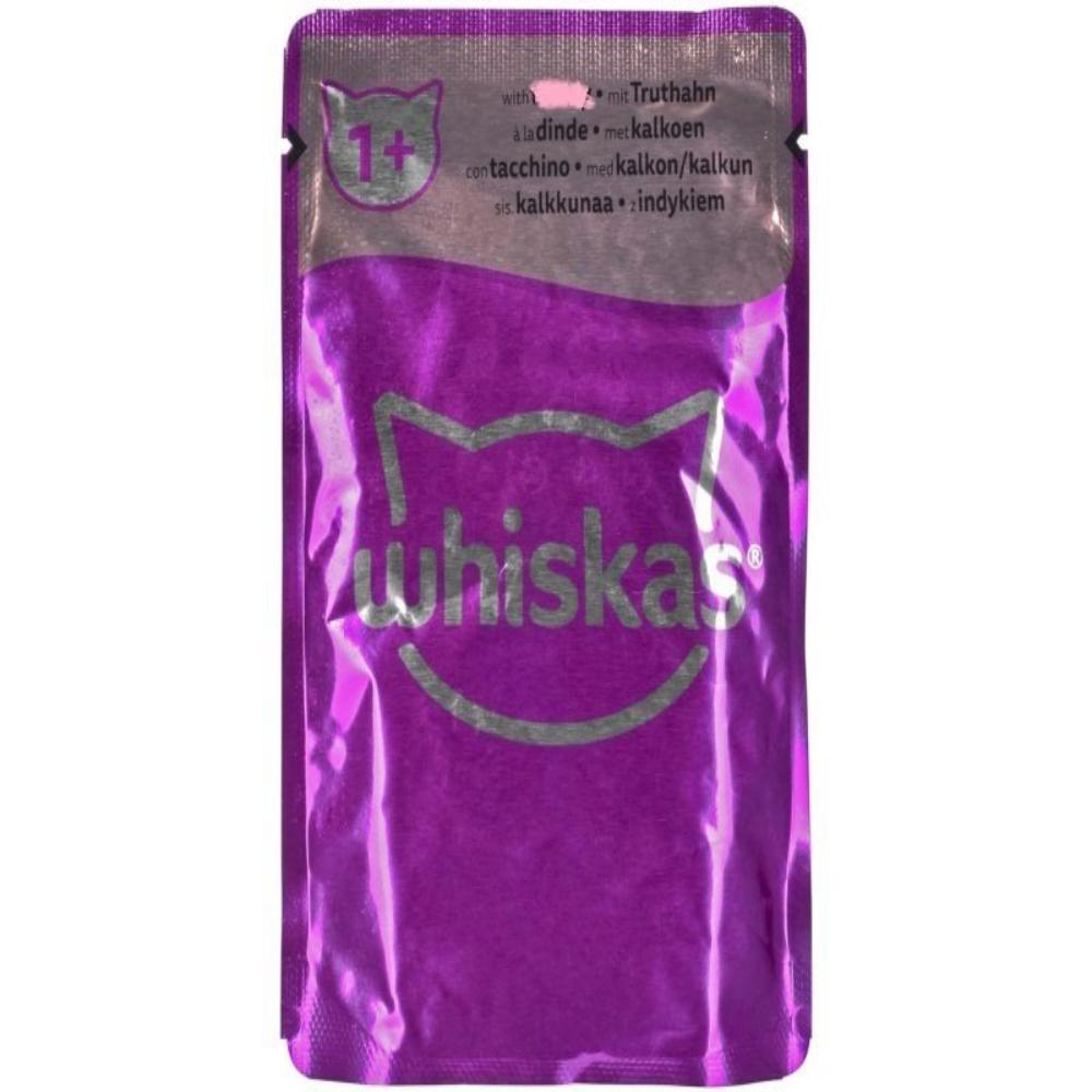 Whiskas Wet Cat Food with whit fish for Adult Cats 80 gr