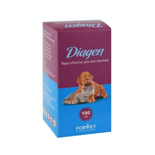 Forvet Diagen Anti-Diarrhea Syrup for Cats and Dogs 100 ml