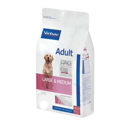 Virbac Veterinary HPM Dry Food with Rice &amp; Potato Extract for Medium to Large Breed Adult Dogs 16 kg