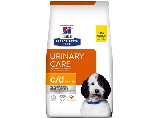 Hill's Diet Urinary Care C/D Multicare Dry Food with Chicken for Adult Dogs 4 kg