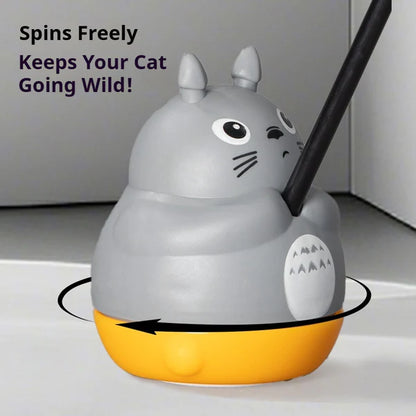 Spinning Cat Teaser Toy 360° – Hands-Free and Interactive Play