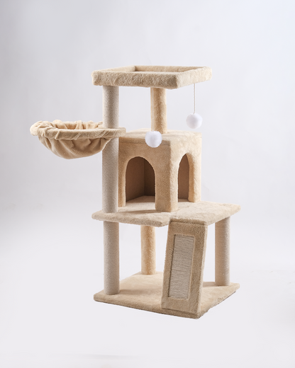 Cat Tree Platform With Indoor Scratches And Posts medium