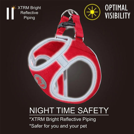 حزام عاكس من DOCO باللون الوردي والأسود متوسط ​​الطول 41-44 سم