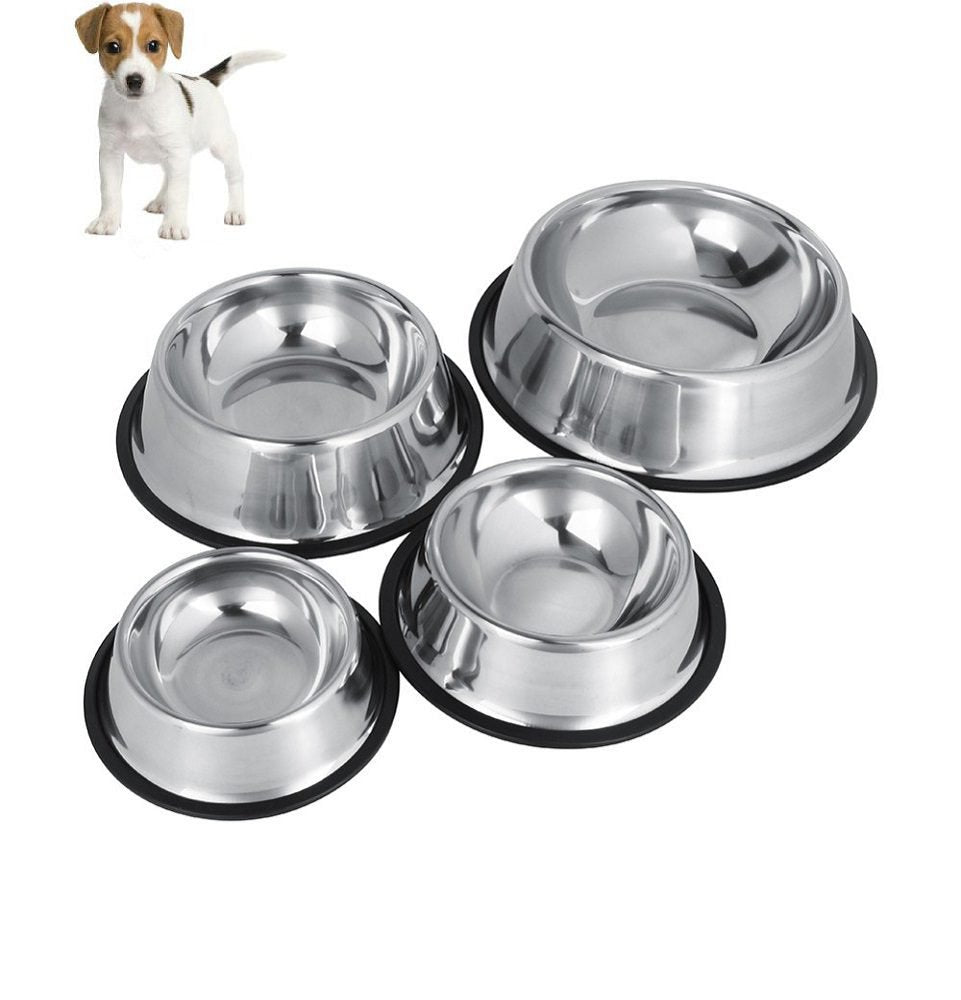 Stainless Steel Pet Bowl Regular Non Skid Size 1