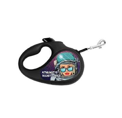 WAUDOG Retractable Large Leash With Unique Rocket Science 2.0 Design