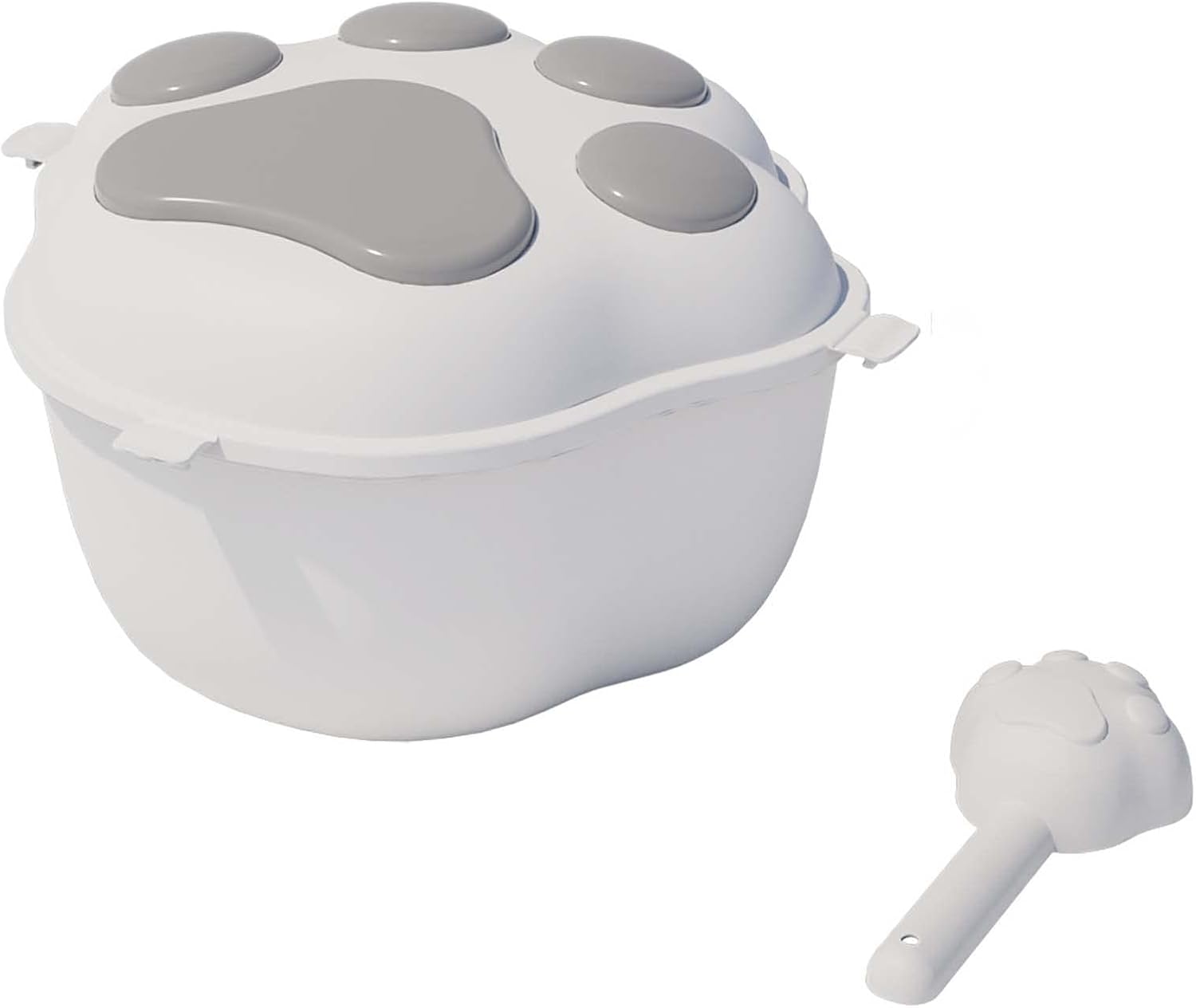 Pet Food Tank Paw-Shape