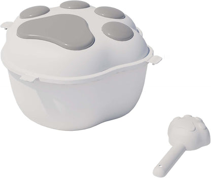 Pet Food Tank Paw-Shape
