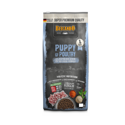 Belcando Gf Dry Food for Puppy XS to XL Poultry  12.5 Kg