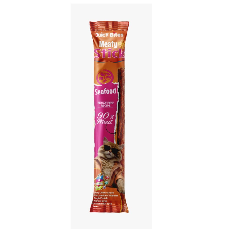 JUICY BITES Meaty Stick cat with Sea Food 1 PCS