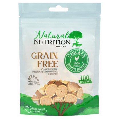 Natural Nutrition Treats with Chicken for Dogs 75 gr