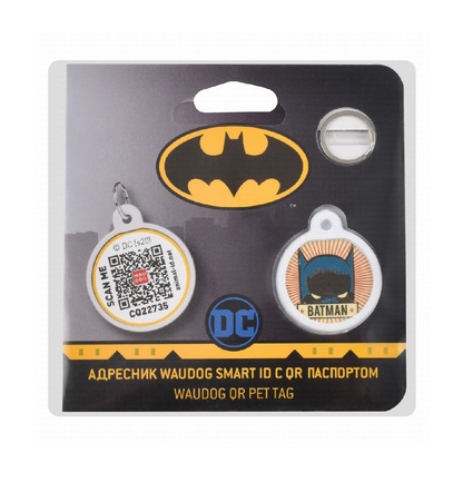 Print Smart ID Pet Tag Wau Dog Multicolored Wonderwoman