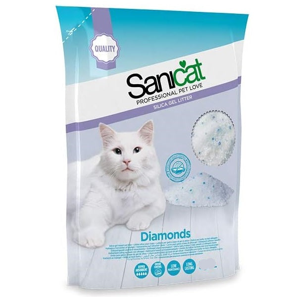 Sanicat Diamond Silica Gel Litter 5 L