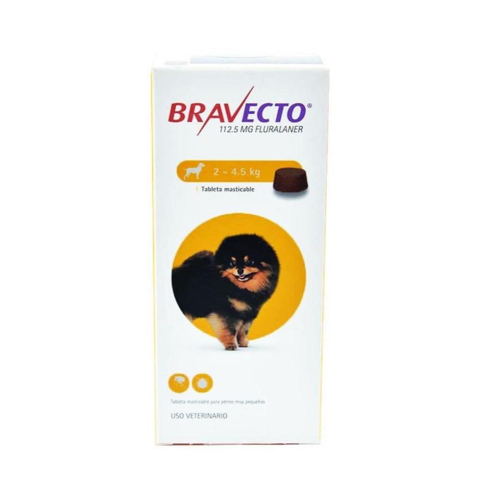 Bravecto Chewable Tablet Fluralaner For Dogs 2-4.5 Kg