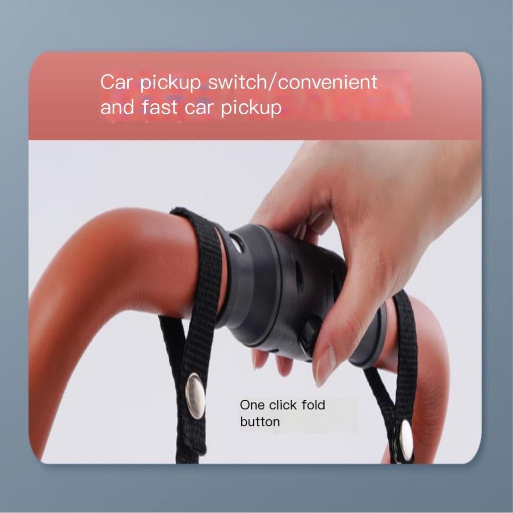 Foldable and Portable small Dog Stroller up to 20 kg - black
