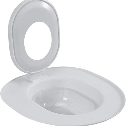 Cat Toilet Training System Reusable Litter Box Trainer and Potty Training Seat for Cats and Kittens Grey