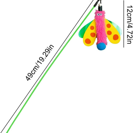 pet toy for Cat stick with sound and Dragonfly