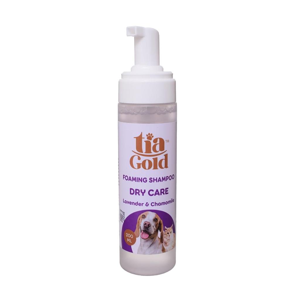 Tia Gold Foaming Shampoo Dry Care Lavender and Chamomile 200ml