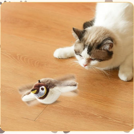 Cat Toy Moving Bird Interactive Toy for Cat and Bird