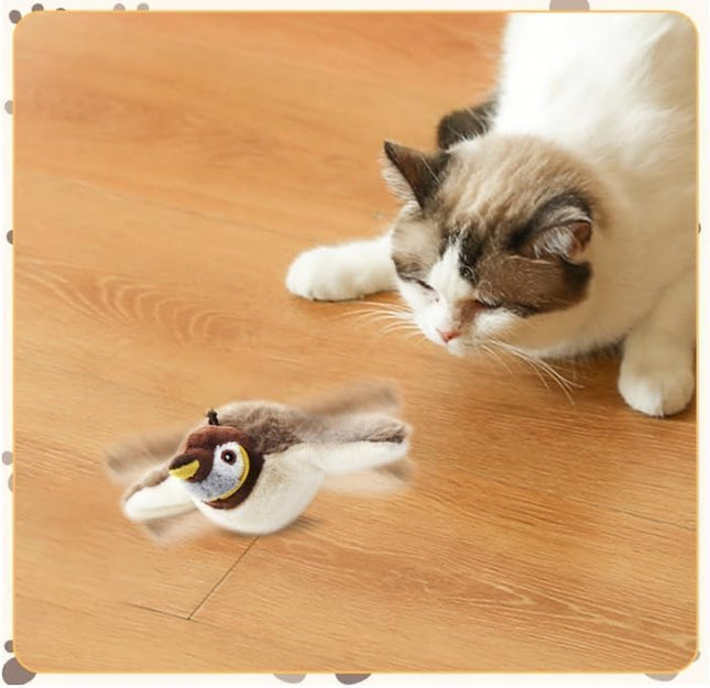 Cat Toy Moving Bird Interactive Toy for Cat and Bird