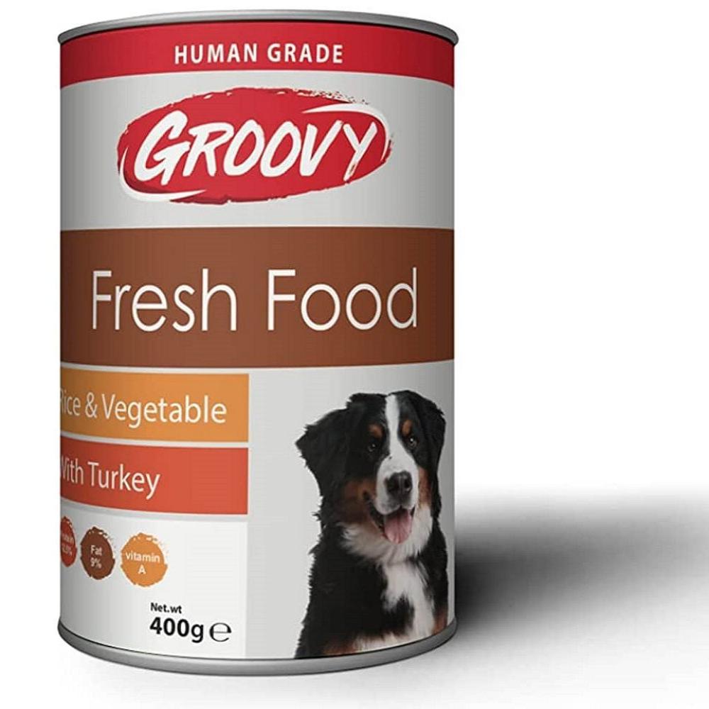 Groovy Wet Food With Turkey And Rice 400g