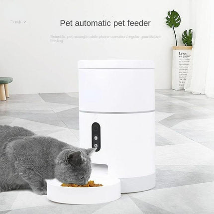 Smart Automatic Pet Feeder with Camera and App  4L