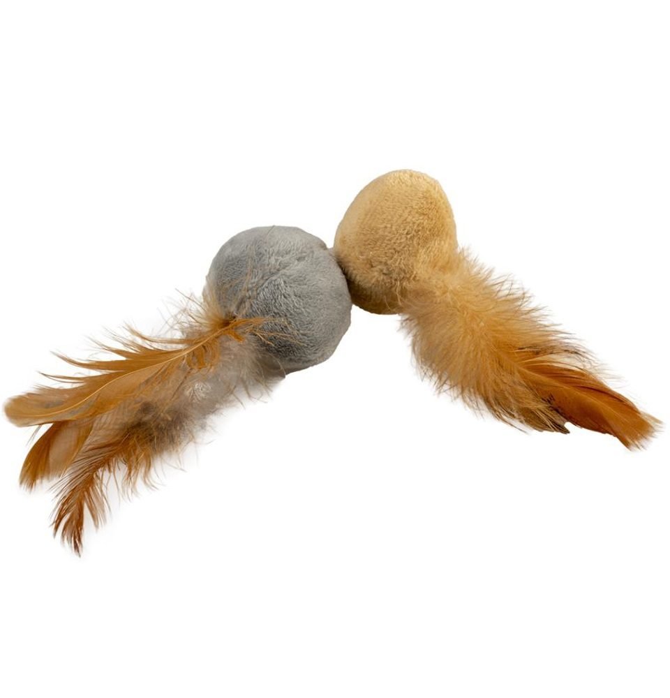 Duvo Cushy Balls With Feathers 2Pc