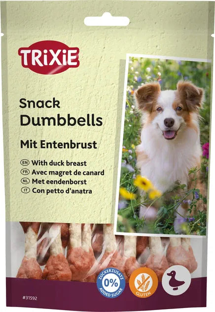 Trixie Snack Dumbbells with Duck Breast for Dogs 80g
