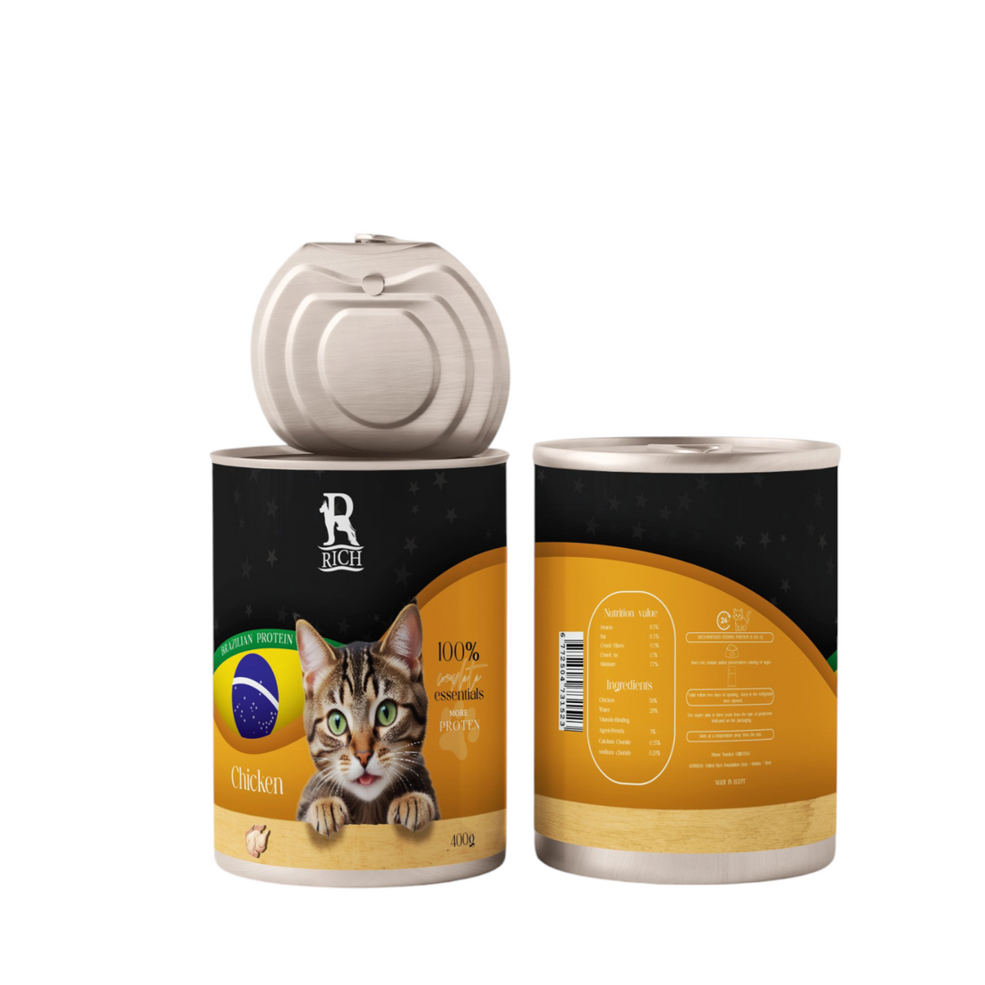 Rich wet Food for cats with chicken 400G