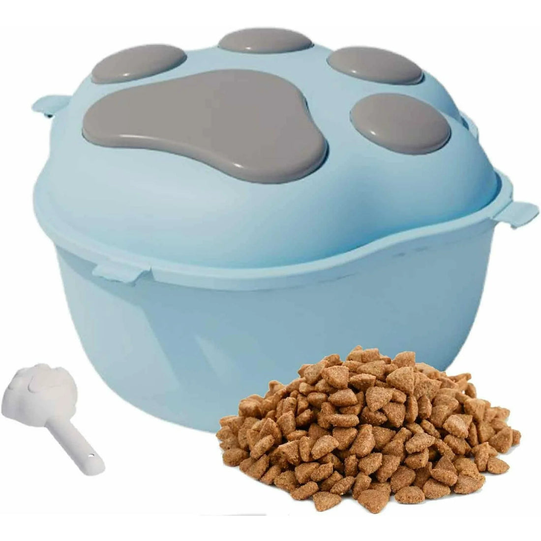 Pet Food Tank Paw-Shape