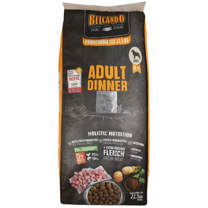 Belcando Adult dinner Dog Dry Food  M-XL 22.5 kg