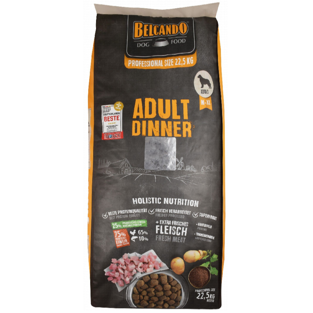 Belcando Adult dinner Dog Dry Food ( M-XL) 22.5 kg