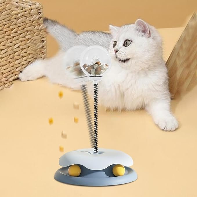 pet leaky turntable toy for cats