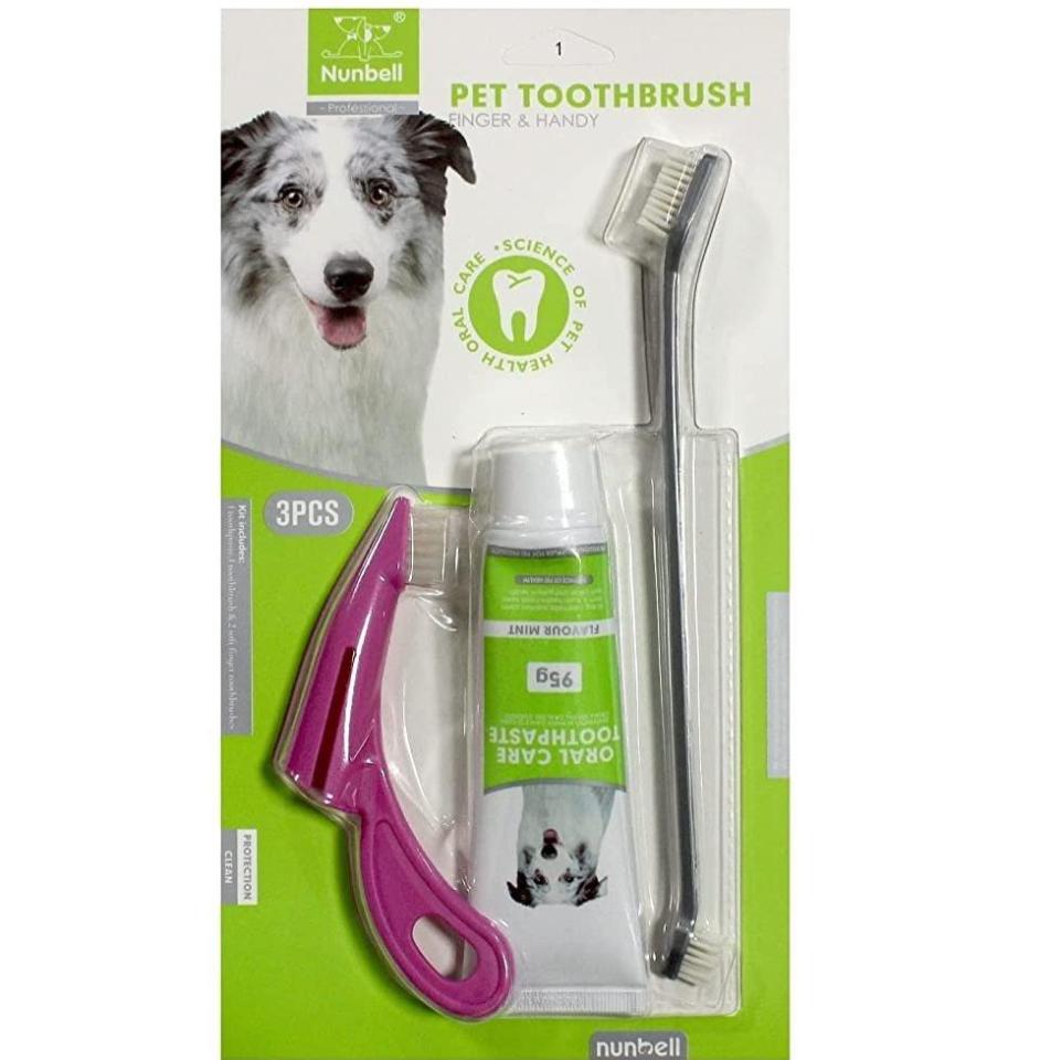 Nunbell Uarone Dog Dental Care Kit 3pcs