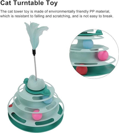 Pet Cat Turntable Toy for cats 3Pcs