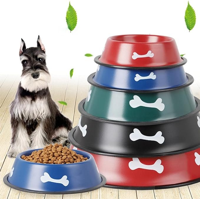 Stainless Steel Pet Bowl Regular Non Skid 22Cm