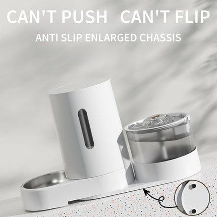 وحدة تغذية أوتوماتيكية للقطط والكلاب سعة 3.5 لتر