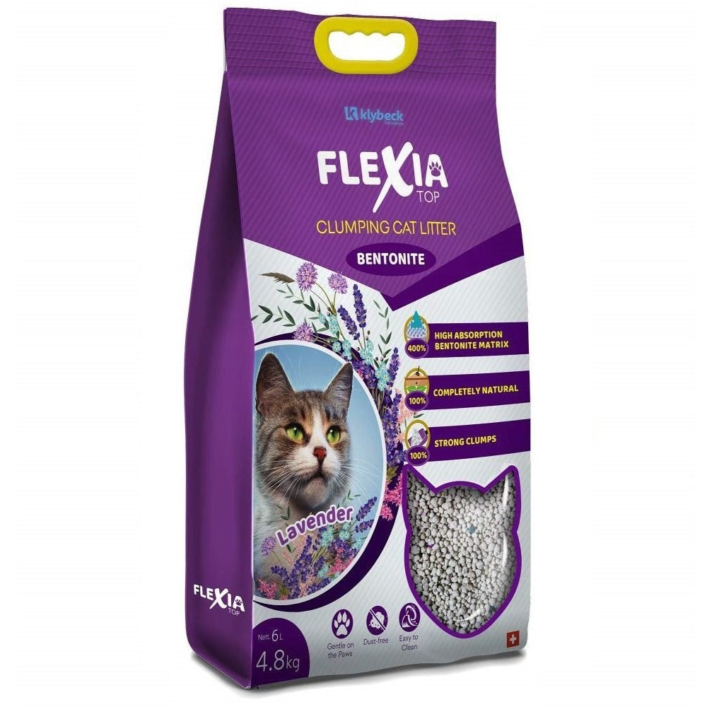 Flexia Clumping Cat Litter Lavender 6 L