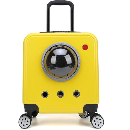 Hard Sided Dog Carriers for Small Dogs with Wheels and Handle up to 10 kg