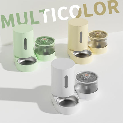 وحدة تغذية أوتوماتيكية للقطط والكلاب سعة 3.5 لتر