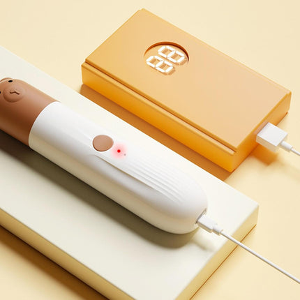 Super Quiet Electric Pet Nail Trimmer with LED Light