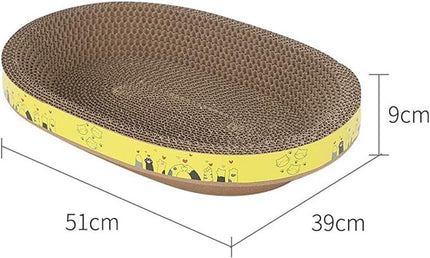 وعاء قطط مع خدوش مدمجة
