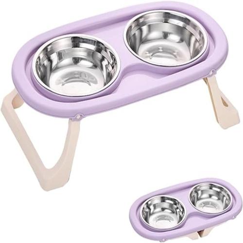 plate with two eyes with stand for pets