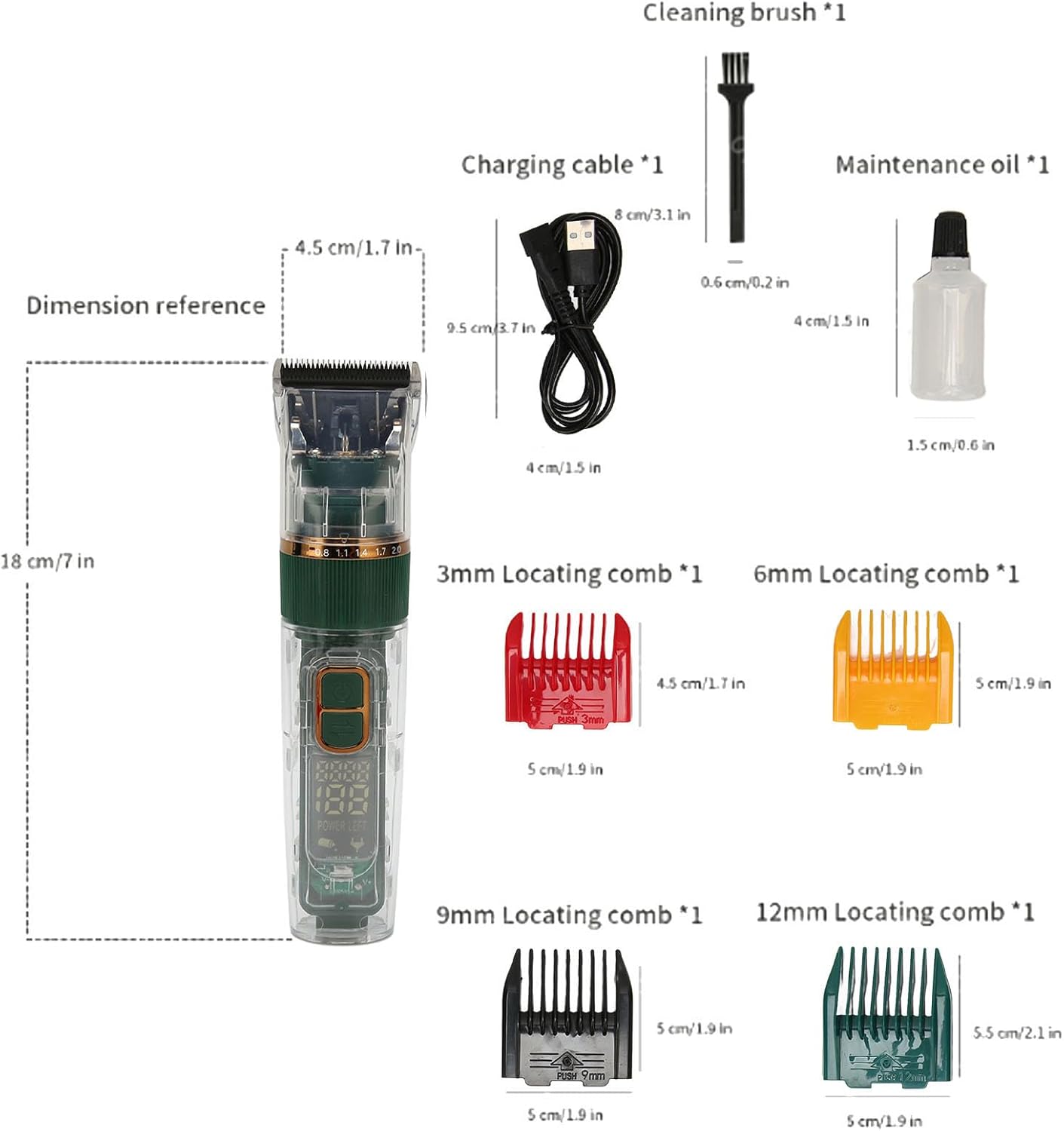 PET HAIR GROOMING KIT 3 Speed