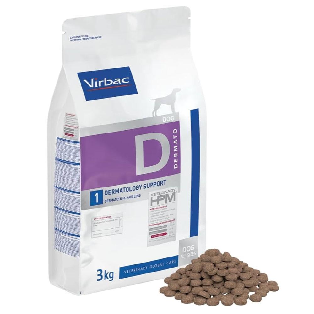 Virbac dry food for Dog Dermatology Support 3 Kg